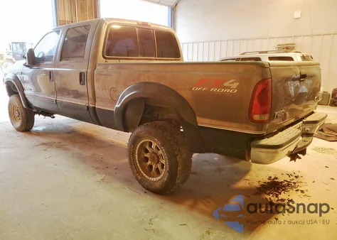 2002 Ford F250 Super Duty from USA, damaged, VIN 1FTNW21F72EC61182